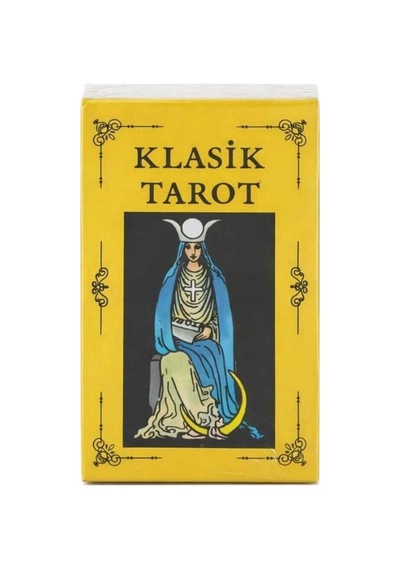Klasik Tarot Destesi - Türkçe Kılavuz Kitapçıklı Tarot Seti 78 Kart - Rider Waite Tabanlı
