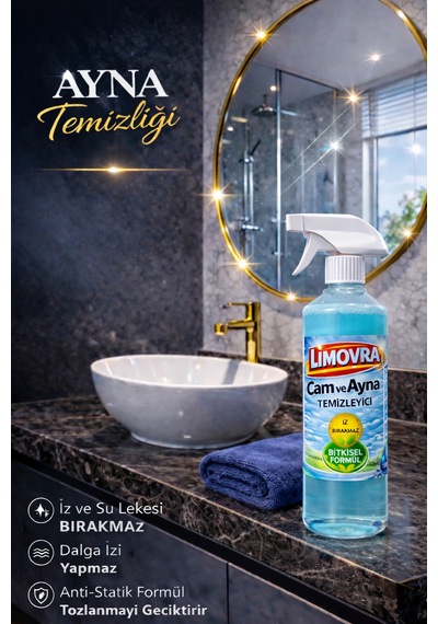 Cam & Parlak Yüzey 750ml - Bitkisel 2'li