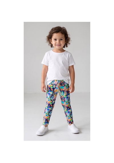 Fuar Baby Pamuklu Esnek Bebek Ve Çocuk Taytı - 9 Ay - 5 Yaş Zebra Desenli