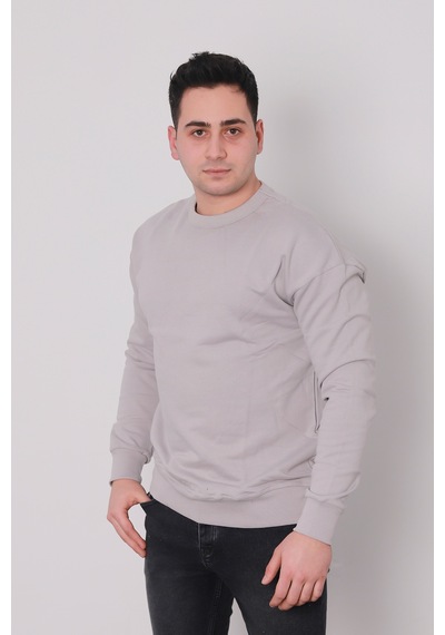 Fk Fashion Fkfashion Sweatshirt 22FK1744 Gri