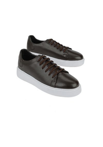 Ziya Erkek Hakiki Deri Sneaker 161423z514 Kahve 161423z514 300 40