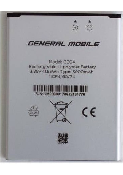 General Mobile Gm 6 Batarya Pil Aaa