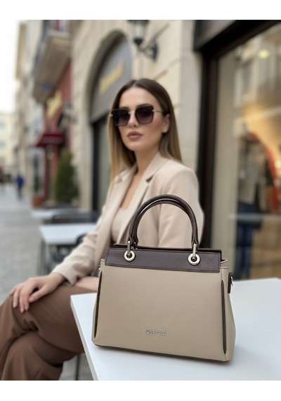 Just Polo Kadın Şık Ve Lüx El & Omuz Çantası Ebat 18 X 26 Cm Shopper Çok Renkli