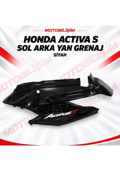 Honda Activa S Uyumlu Sol Arka Yan Grenaj Siyah
