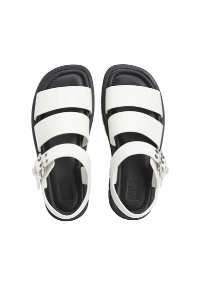 Tommy Hilfiger Kadın Marka Logolu Şık Görünümlü Rahat Tabanlı Günlük Kullanıma Uygun Beyaz Sandalet En0en02944 Ybı Tommy Hilfiger Kadın Marka Logolu Şık Görünümlü Rahat Tabanlı Günlük Kullanıma Uygun Beyaz Sandalet En0en02944 Ybı