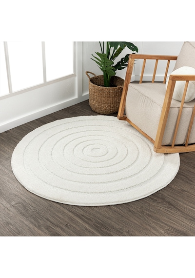 Mariesse Home Elit Bukleli Yumuşak Peluş Post Shaggy Çocuk Odası Oturma Odası Salon Mutfak Halısı 0642a Krem