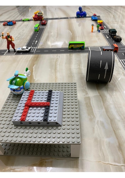 otobanT Eğitici ve Eğlenceli Yol Yapım Bandı - Çocuk Trafik Bantı