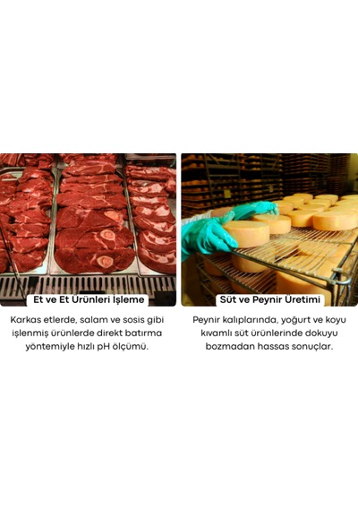 Az 8613 Gıda Ph Ölçer Değiştirilebilir Problu İnce Uçlu 0