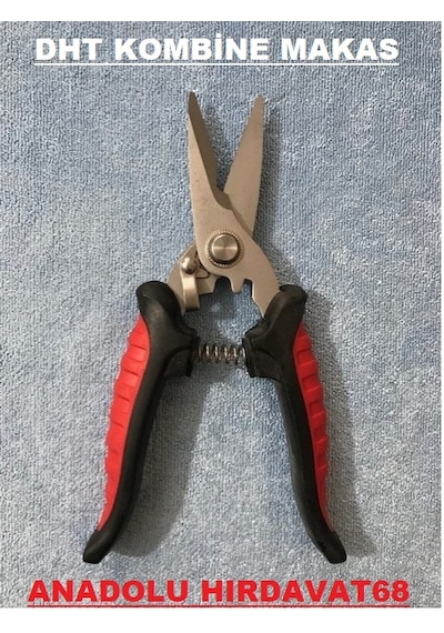 Dht Kombine Makas Bitki Ve Çiçek Budama Makası 180 Mm Sac Makası