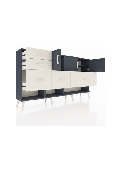 Arges Konsol 3 Raflı 5 Çekmeceli 3 Kapaklı 176x30x99 Antrasit-antrasit/aytaşı Antrasıt/aytası - Antrasıt Arges Konsol 3 Raflı 5 Çekmeceli 3 Kapaklı 176x30x99 Antrasit-antrasit/aytaşı Antrasıt/aytası - Antrasıt