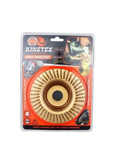 Knitex Kinetex Ktx-3350 Ahşap Disk Eğe Törpü Gold 115mm