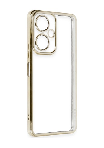 Vivo Y27 Kılıf Razer Lensli Silikon - Gold Altın
