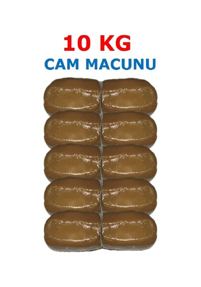 10 Kg Cam Macunu Beziryağı Üstübeç Karışımı Yapıştırıcı 1Kgx10Ad