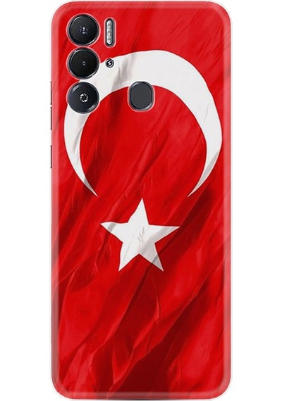 Tecno Pova Neo Kilif Resimli Silikon Sanli Türk Bayragi 4 1401 557178945
