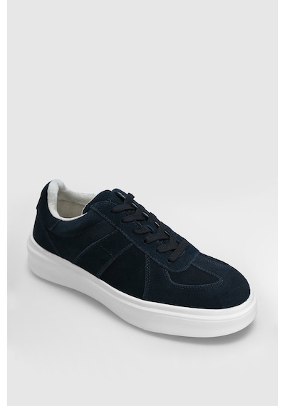 Lufian 112230226 Jaques Sneaker Erkek Deri Ayakkabı Lacivert