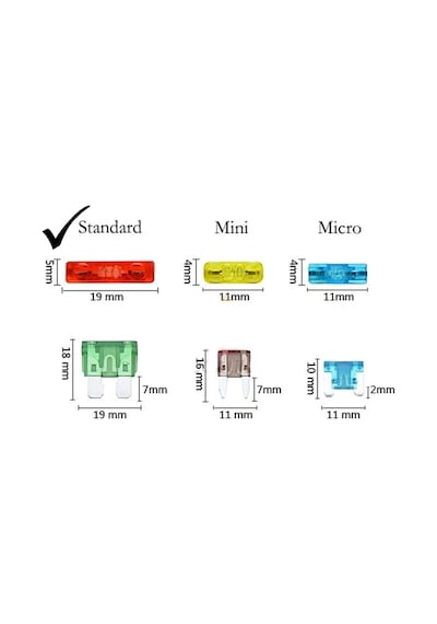 Standart Bıçak Sigorta Çoklayıcı Fuse Tap 1 Adet - Standart Bıçak Sigorta Çoklayıcı Fuse Tap 1 Adet