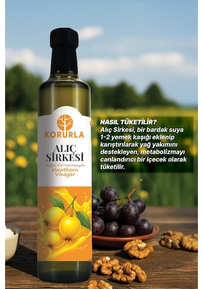 Alıç Sirkesi Doğal Fermantasyon 500 Ml