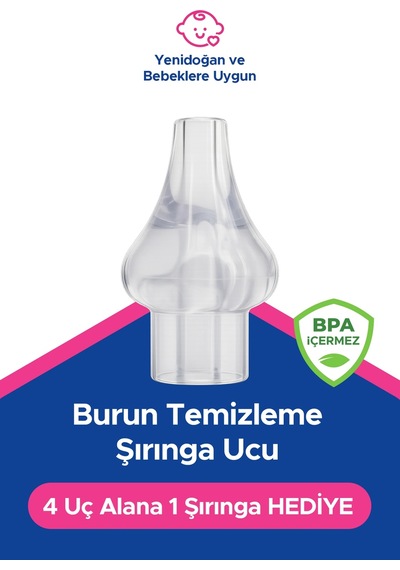 Burun Yıkama Şırıngası Silikon Yedek Ucu