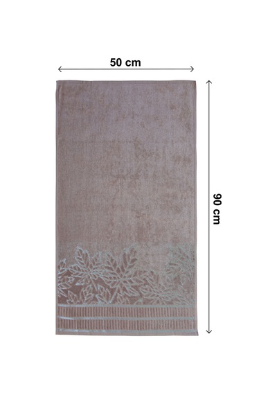 Çınar Jakarlı 6 Lı Kadife Pamuklu El Ve Yüz Havlu Seti 50x90 Cm - 04557 - Karışık Renkli Çok Renkli