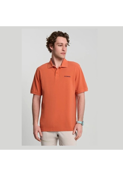 Columbia M Cascade Range Solid Polo Erkek Outdoor Tişört Cs0214 Turuncu