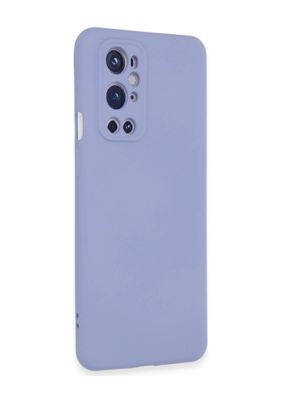 One Plus 9 Pro Kılıf Nano İçi Kadife Silikon - Mavi -