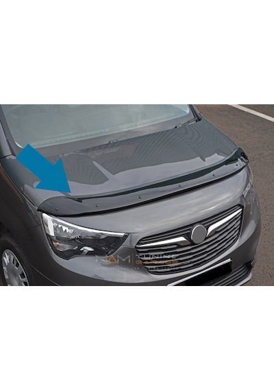 Peugeot Rifter Kaput Rüzgarlığı Parlak Siyah 3Mm 2019