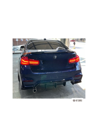 Kit Garaj Bmw F30 - F80 M3 2012-2018 Vorsteiner Set 3 Parça Difüzör Plastik Boyasız