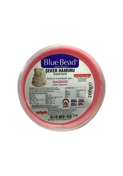 Blue Bead Şeker Hamuru Pembe 200 G