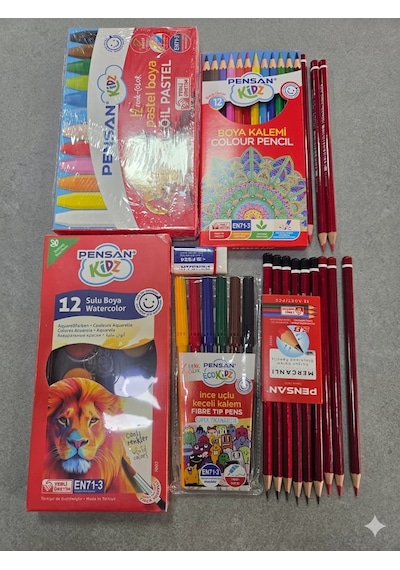 Pensan Okul Başlangıç Seti 12 Li