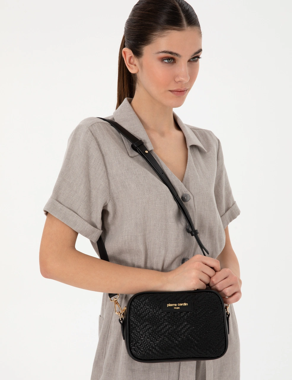Pierre Cardin Kadın Siyah Çanta 50305503-vr046 Siyah