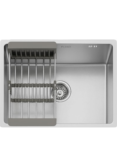 Fleko Lotus Inox 50.40 Petek Dokulu Paslanmaz Çelik Mutfak Eviyesi Inox