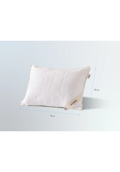 Doqu Home Bambu Yastık 50 X 70 Cm - Beyaz Beyaz