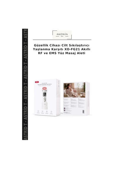 Güzellik Cihazı Cilt Sıkılaştırıcı Yaşlanma Karşıtı Xo-fg21 Akıllı Rf Ve Ems Yüz Masaj Aleti