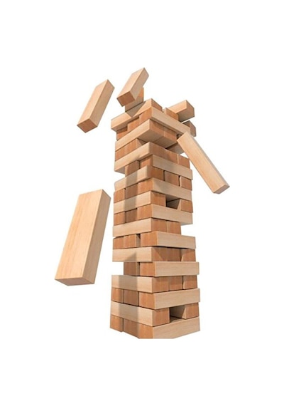 Pırıl Jenga Ahşap Denge Oyunu 54 Parça