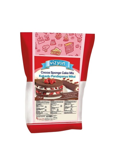 Vizyon Kakaolu Pandispanya Premium 10 Kg
