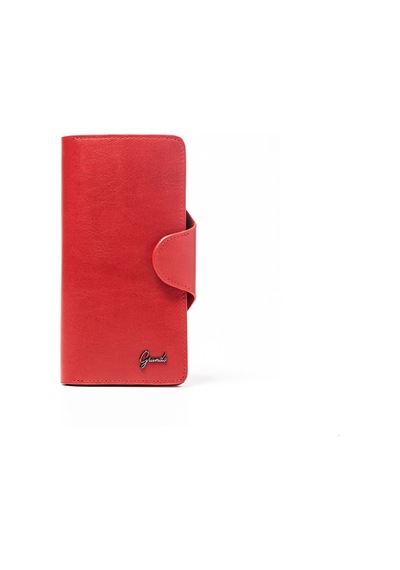 Kırmızı Cüzdan & Kartlık Unisex 2644 Grande Deri Cüzdan Kartlık