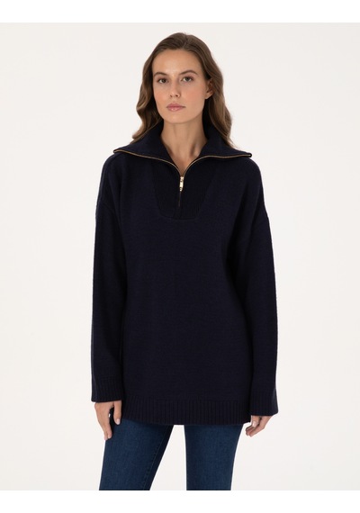 Pierre Cardin Kadın Lacivert Kazak /triko 50317121-vr033 Lacivert