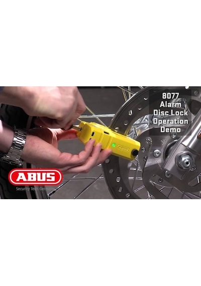 Abus Granit Detecto X-Plus 8077 Alarmlı Disk Kilidi