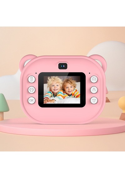 Çeşithane Ayıcık Tasarımlı Çocuk Kamera Bluetooth Hoparlör Mini Fotoğraf Makinesi