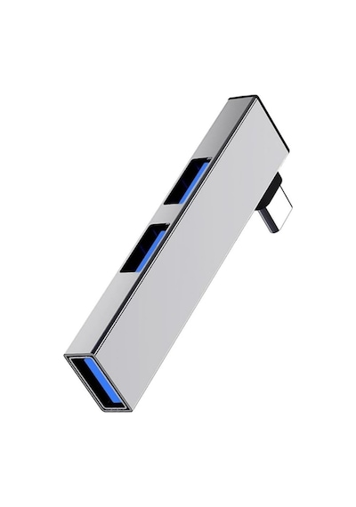 1460 Usb Type C 3.0 Hub 3 Portlu Çoklayıcı Çoğaltıcı Dönüştürücü Çevirici Adaptör Usb Type-c Erkek 1xusb