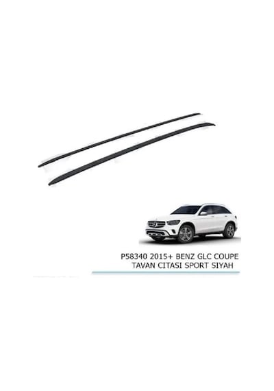 Mercedes Benz Uyumlu Glc Coupe Tavan Çıtası Sport Siyah 2015+ Parça