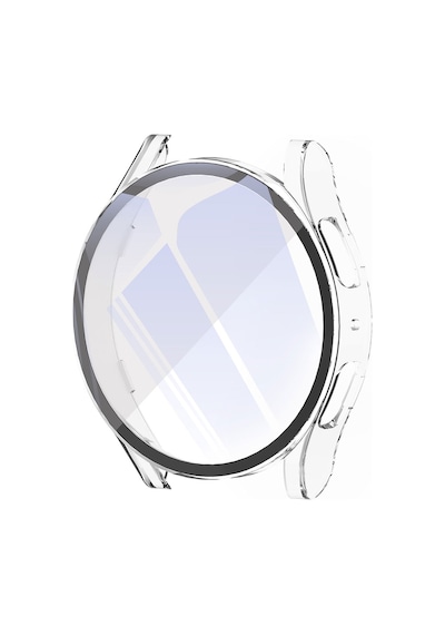 Samsung Uyumlu Galaxy Watch 6 44mm Sert Pc Kasa Ve Ekran Koruyucu Mtr Watch Gard 14 - Renksiz