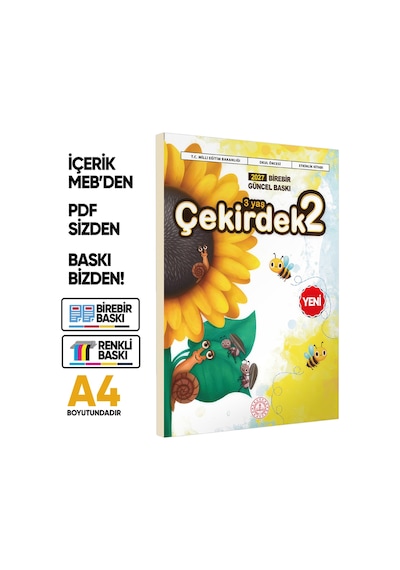 2027 3 Yaş Okul Öncesi MEB Etkinlik Kitabı Çekirdek 2 Eğlenceli ve Öğretici Aktiviteler BASKI ÜCRETİ