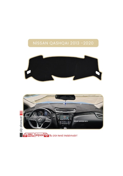 Nissan Qashqaı 2013 -2020torpido Koruma Halısı Bej Kenar