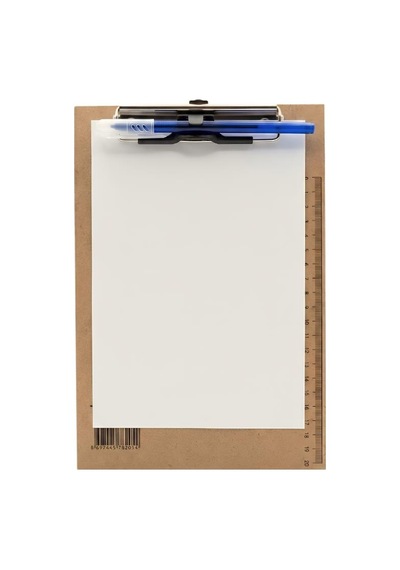 Temel A5 Ve 1/3 A4 Ahşap Sekreterlik Metal Klipsli Kalem Tutma Aparatlı 2li Set