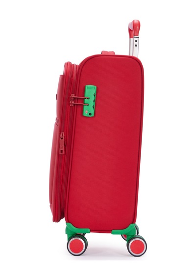 United Colors Of Benetton Ultra Light Kumaş Kabin Boy Valiz Kırmızı Bnt2800