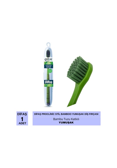 Difaş Proclinic Stil Bamboo Yumuşak Diş Fırçası 1 Adet