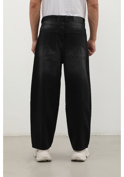Banny Jeans Erkek Skater Fit Jean Pantolon Siyah L