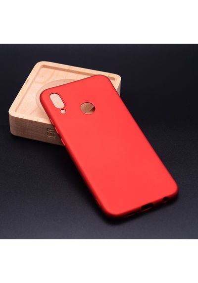 Huawei P20 Lite Kılıf Esnek Yapılı İnce Slim Silikon Kapak Ryc/premier Kirmizi