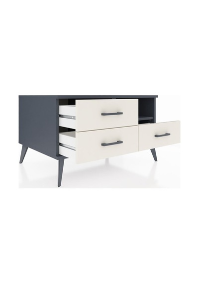 Kronos Şifonyer Tek Raflı 3 Çekmeceli 88x59x48 Antrasit-antrasit/aytaşı Antrasit/aytaşı Kronos Şifonyer Tek Raflı 3 Çekmeceli 88x59x48 Antrasit-antrasit/aytaşı Antrasit/aytaşı
